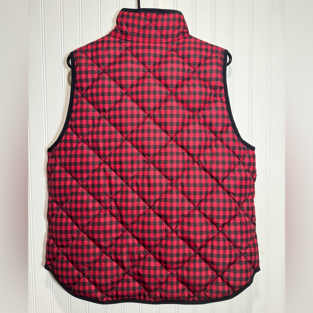 J.Crew‎ Factory Plaid Down Excursion Vest - Picture 2 of 3